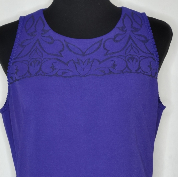 ST. JOHN Sleeveless Sheath Dress - Size 8 - Picture 5 of 14